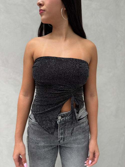 Blusa Amy straple brillos