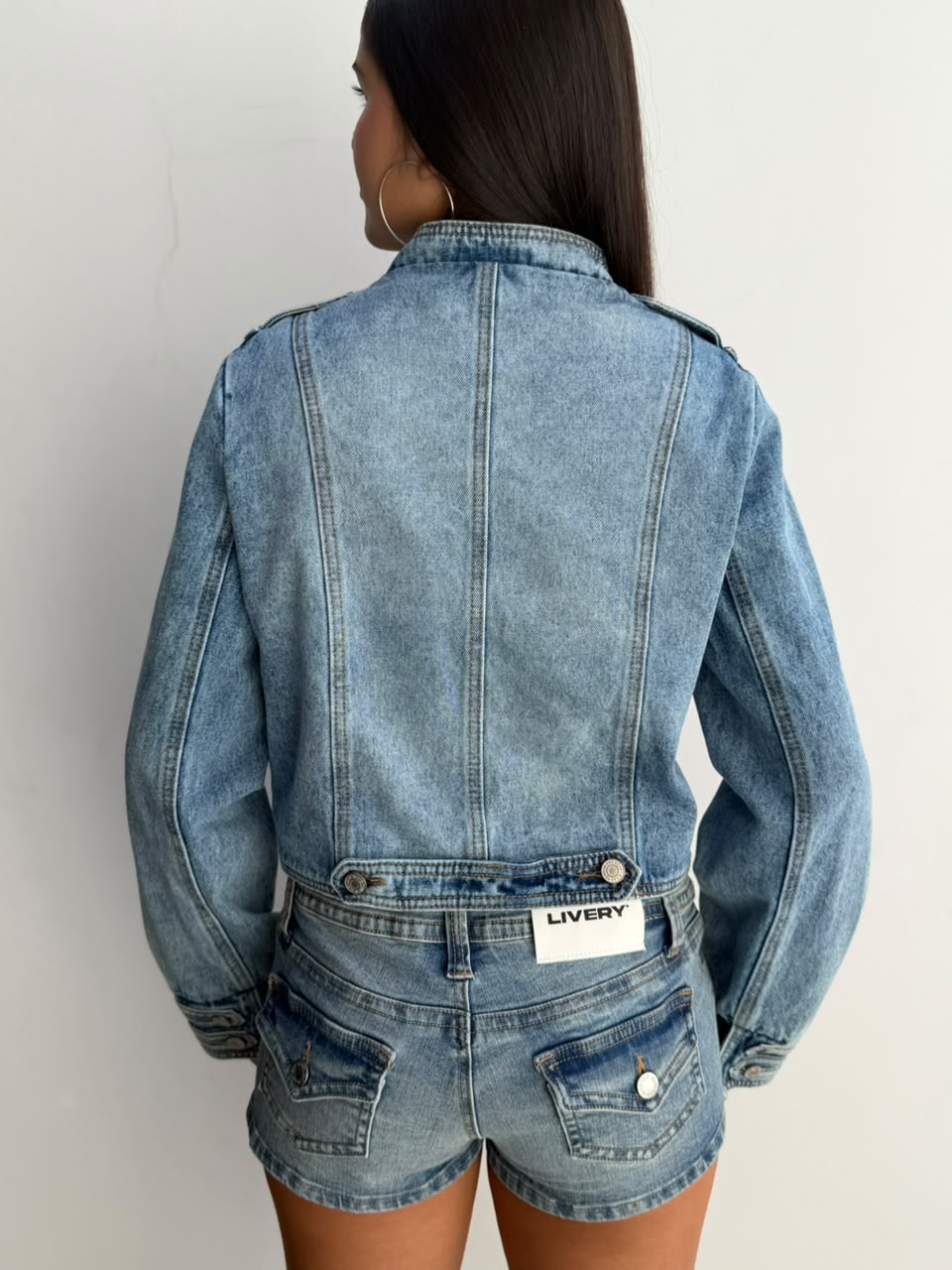 Chaqueta Napoleón denim
