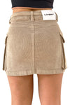 Falda Browly Corduroy - Camel