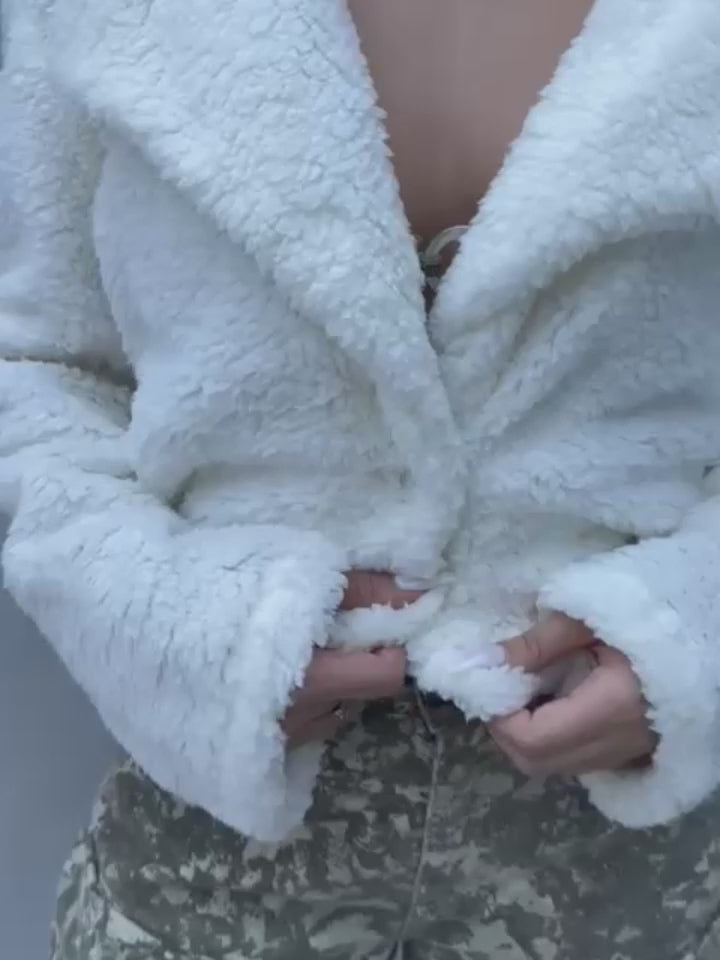 Chaqueta Nevada ovejera - Marfil