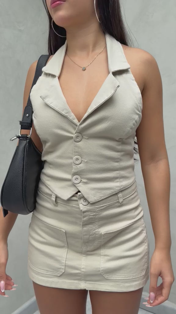 Blusa Hanzel chaleco forrado - Arena