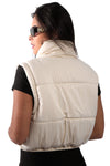 Chaqueta Convertible Beige